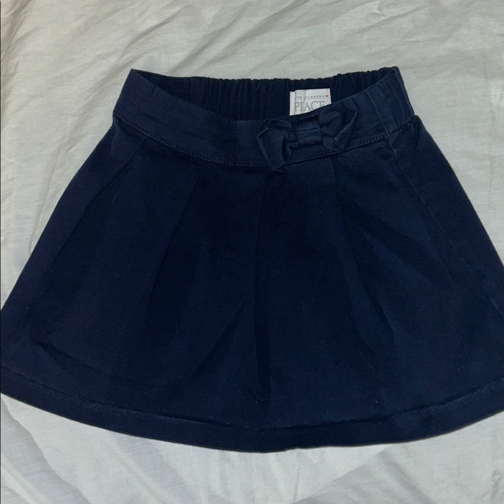 Navy Skort - Skirt With Built In Shorts Childrens Place 4T